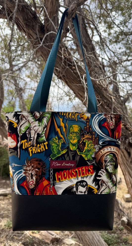 Monsters tote bag