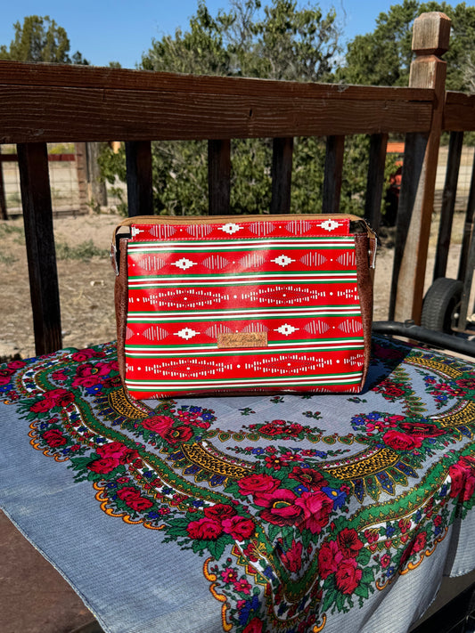 Red sash pouch